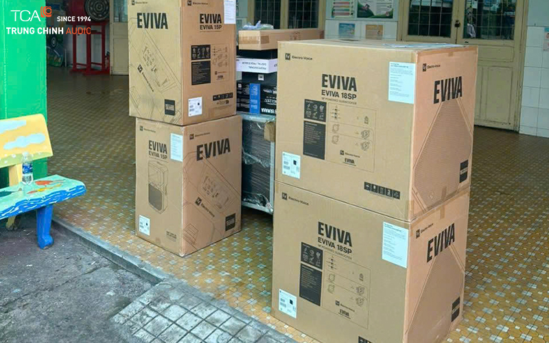 Loa Electro-Voice EVIVA tại Trường tiểu học Trưng Trắc HCM