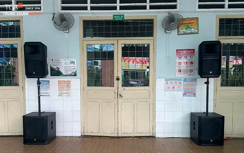 Giải pháp loa EVIVA tại trường tiểu học Trưng Trắc (HCM)