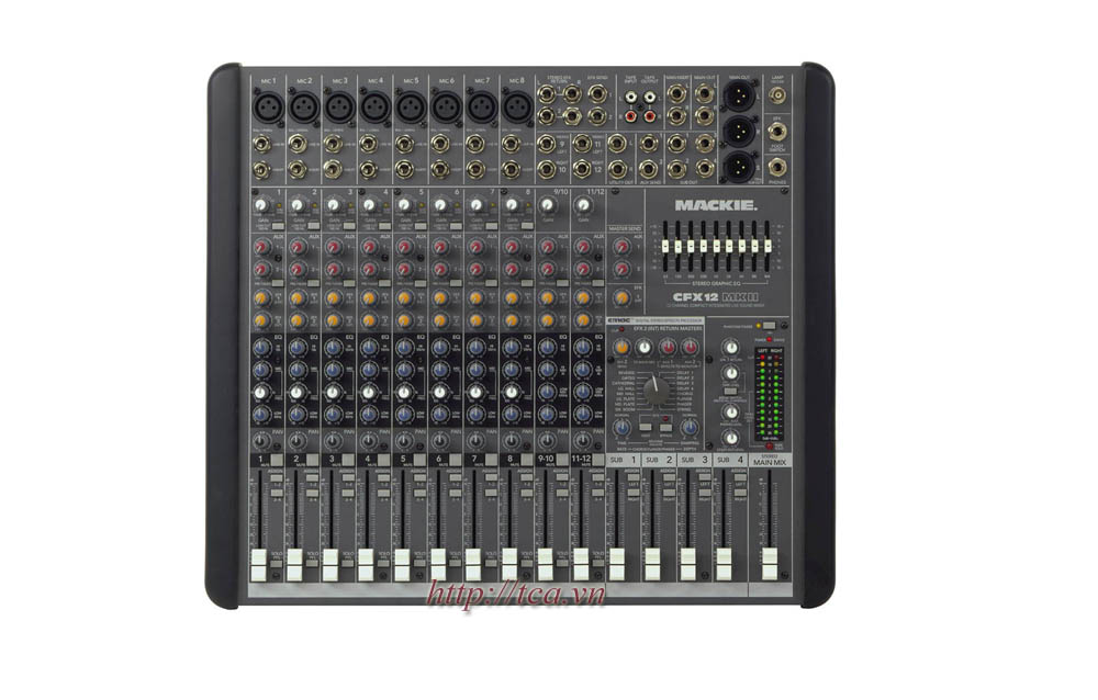 MACKIE CFX12.MKII,MACKIE CFX12.MKII,CFX12, MIXER, BO TRON AM MACKIE