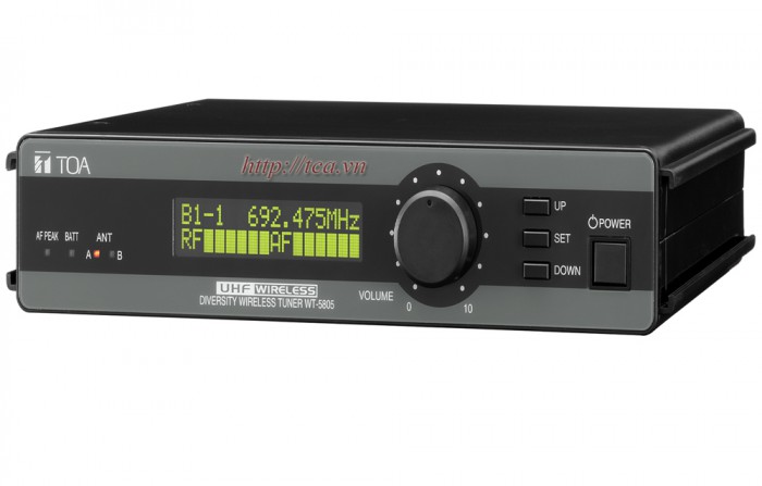 KHỐI THU KHÔNG DÂY UHF 64CH TOA WT 5805