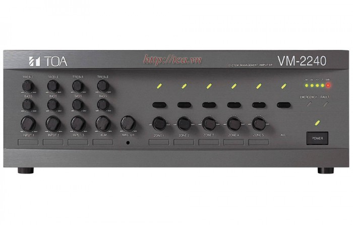 TĂNG ÂM TRUYỀN THANH 120W TOA VM 2120