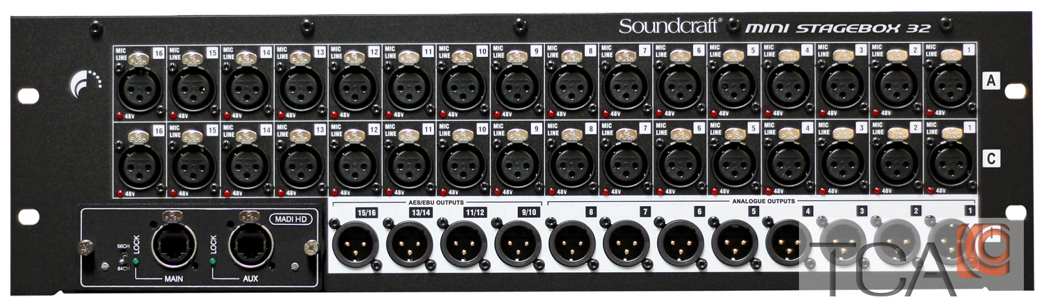 Bàn trộn Soundcraft Mini Stagebox 32C5